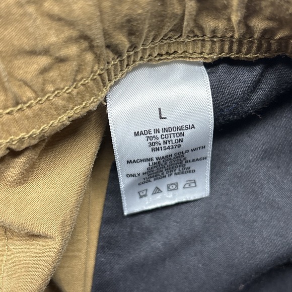 Aeropostale Utility Cargo Pants 8459 Mens LARGE Brown Relaxed Fit Drawstring EUC - Picture 12 of 14